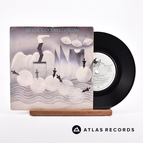 Skids Goodbye Civilian 7" Vinyl Record - Front Cover & Record