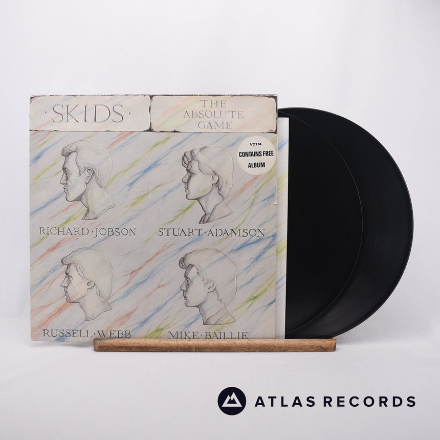 Skids The Absolute Game 2 x LP Vinyl Record - Front Cover & Record