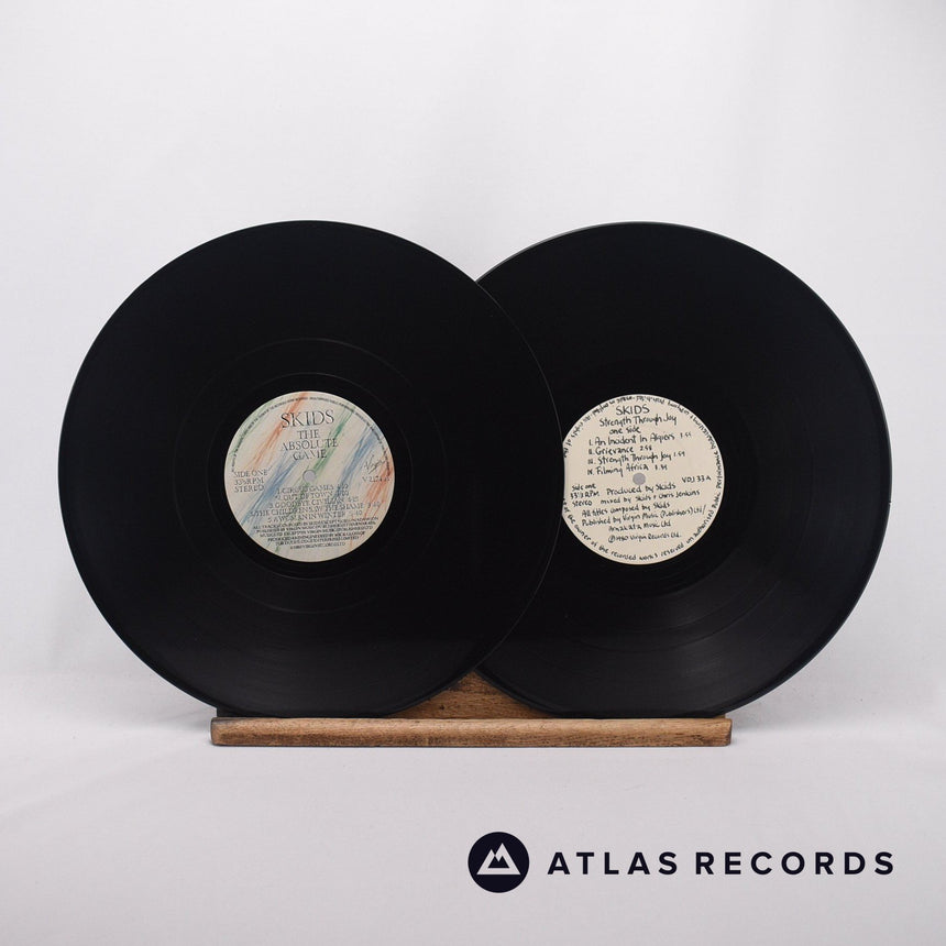 Skids - The Absolute Game - Embossed Sleeve 2 x LP Vinyl Record - EX/EX