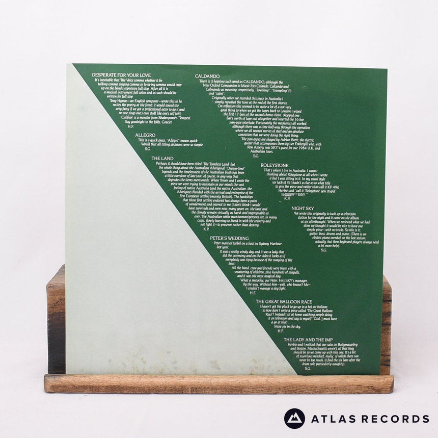 Sky - The Great Balloon Race - Lyric Sheet LP Vinyl Record - VG+/EX