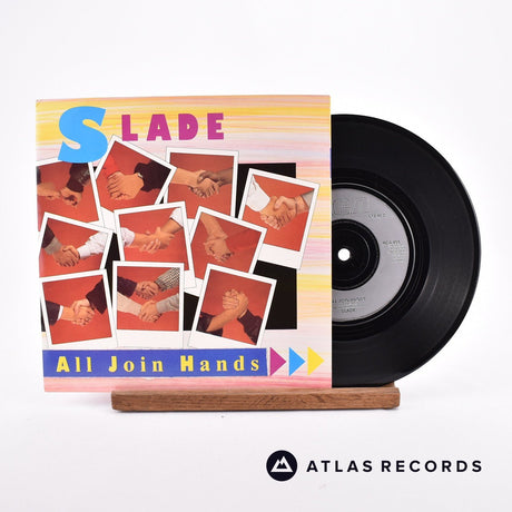 Slade All Join Hands 7" Vinyl Record - Front Cover & Record