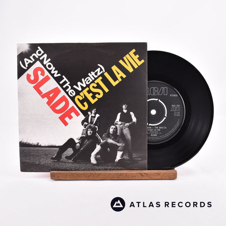 Slade (And Now - The Waltz) C'est La Vie 7" Vinyl Record - Front Cover & Record