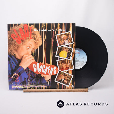 Slade Crackers - The Slade Christmas Party Album LP Vinyl Record - Front Cover & Record