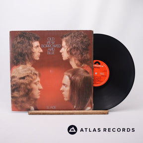 Slade Old New Borrowed And Blue LP Vinyl Record - Front Cover & Record