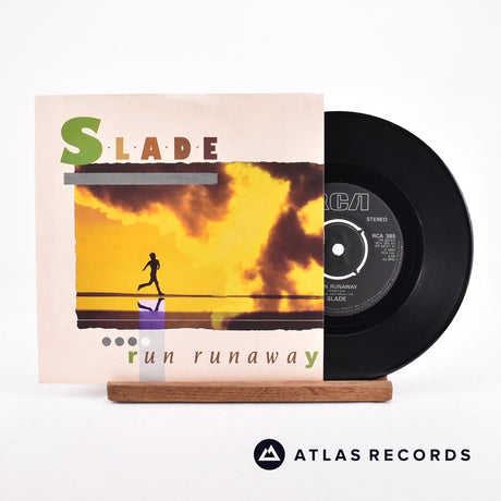 Slade Run Runaway 7" Vinyl Record - Front Cover & Record