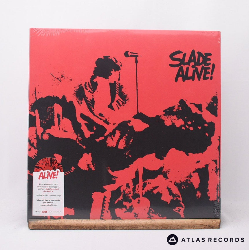 Slade - Slade Alive! - Red & Black Splatter Limited Edition LP Vinyl Record