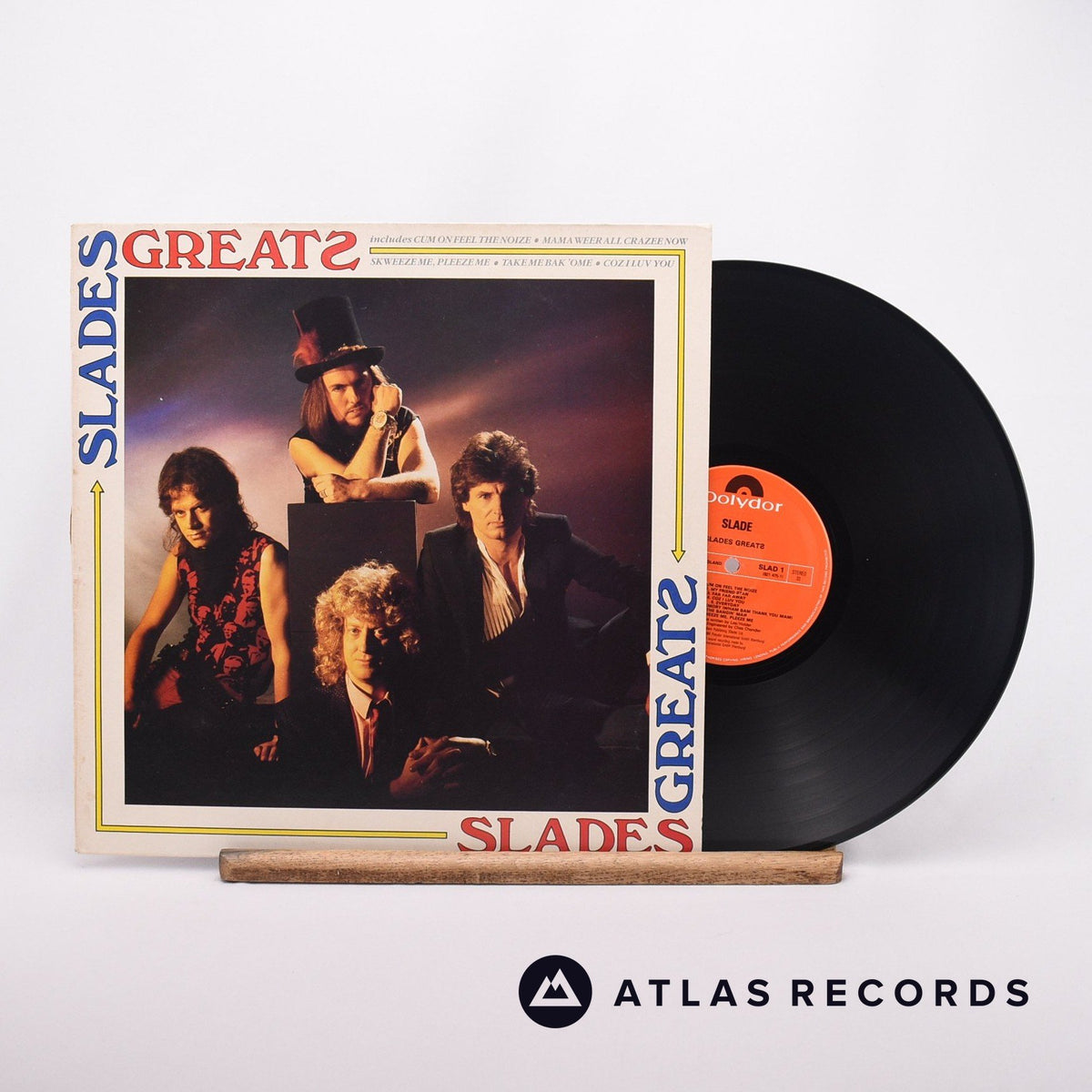 Slade Slades Greats LP Vinyl Record - Front Cover & Record