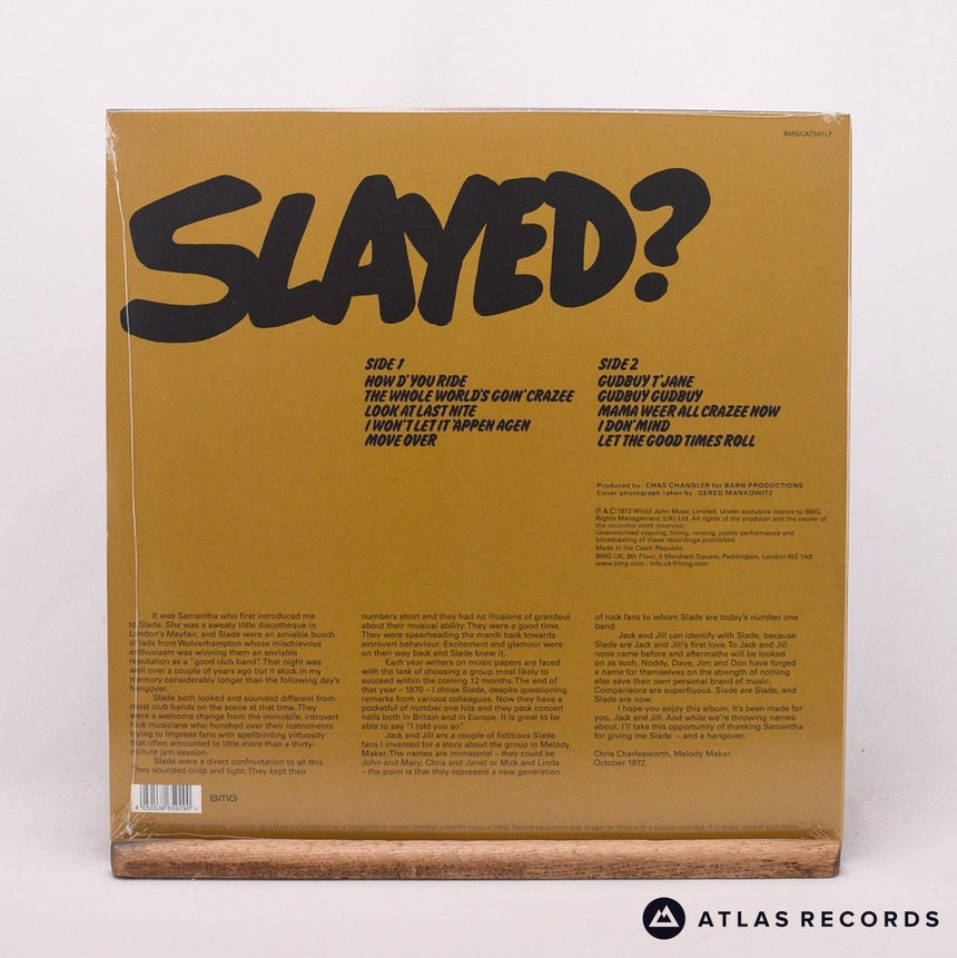 Slade - Slayed? - Yellow And Black Splatter Reissue Sealed LP Vinyl Record - NEW