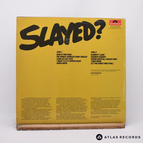 Slade - Slayed? - LP Vinyl Record - VG+/VG+