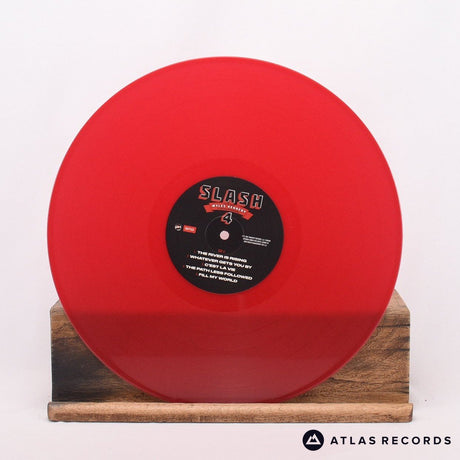 Slash - 4 - Red Guitar Pick Insert LP Vinyl Record - EX/NM