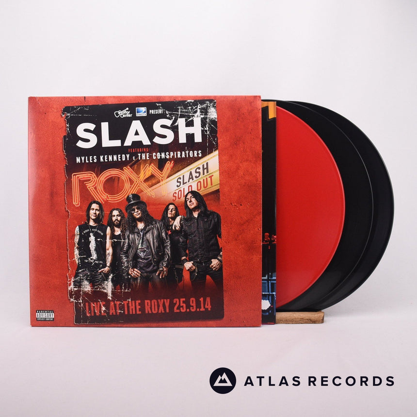 Slash Live At The Roxy 25.9.14 3 x LP + 2 x CD Vinyl Record - Front Cover & Record