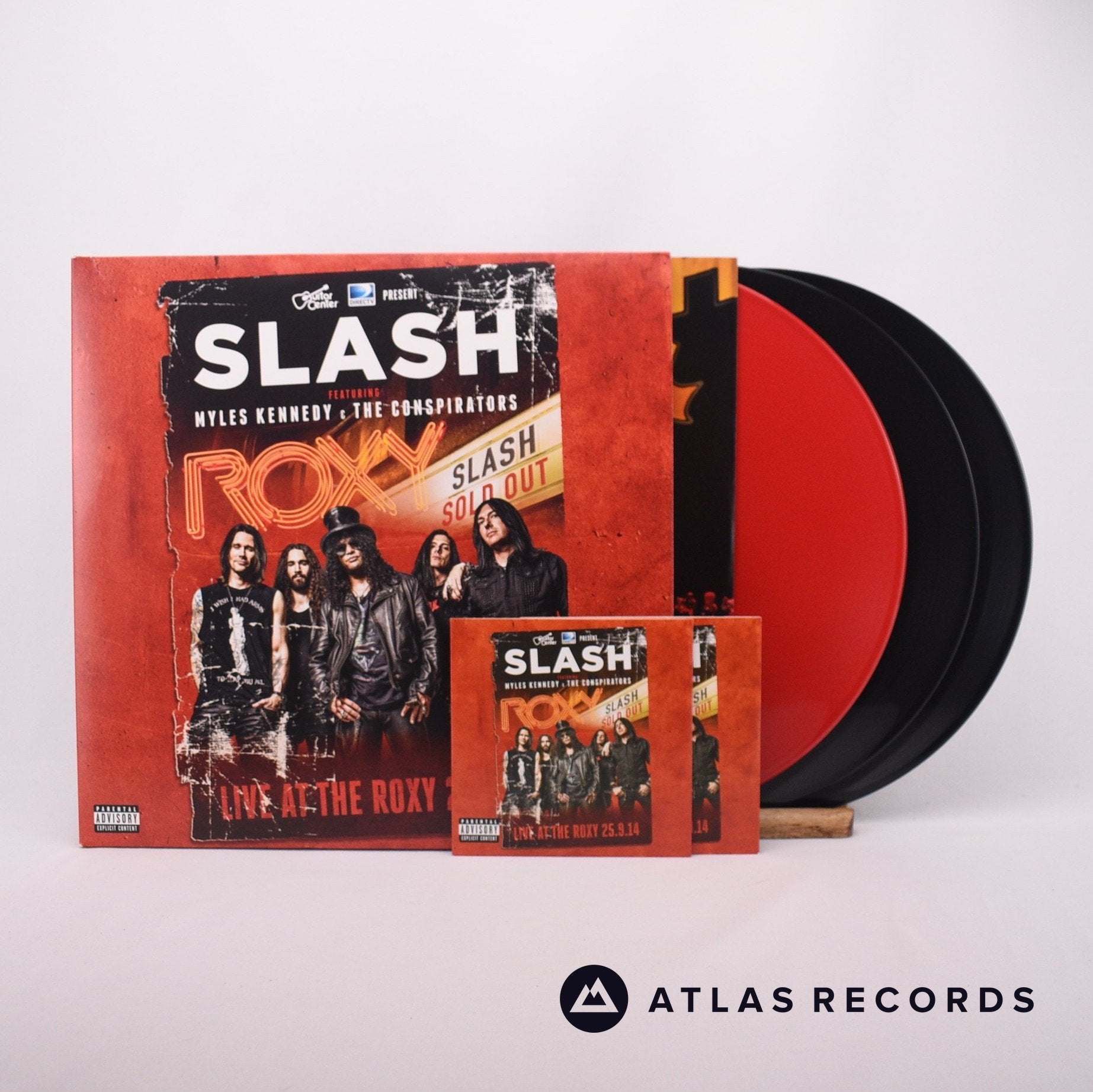 Slash Live At The Roxy 25.9.14 3 x LP + 2 x CD Vinyl NM/NM – Atlas