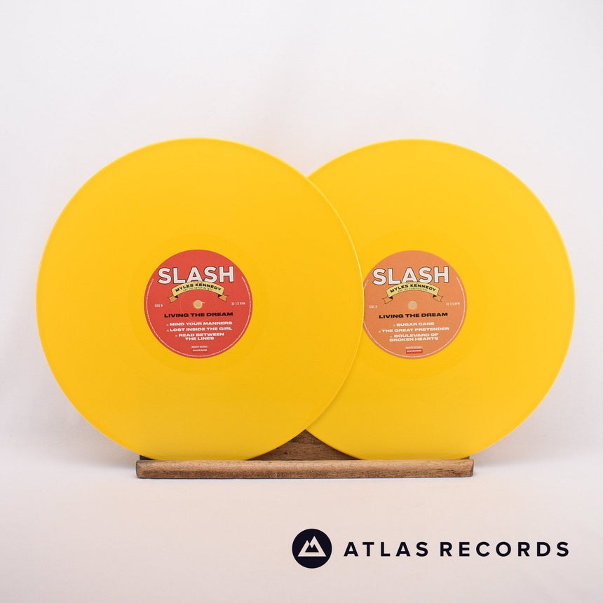 Slash - Living The Dream - Deluxe Edition Etched 2 x LP + 7" Vinyl Record