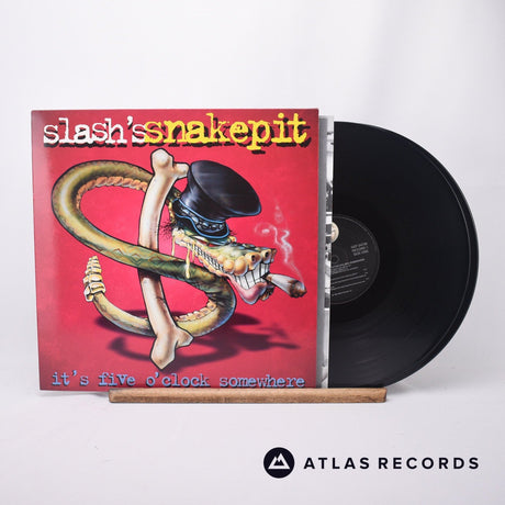 Slash's Snakepit It's Five O' Clock Somewhere 2 x LP Vinyl Record - Front Cover & Record