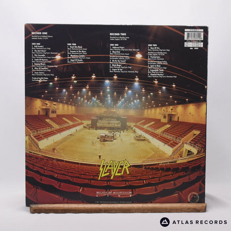 Slayer - Decade Of Aggression Live - Booklet Double LP Vinyl Record - EX/EX