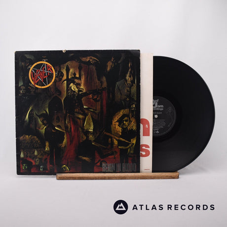 Slayer Reign In Blood LP Vinyl Record - Front Cover & Record