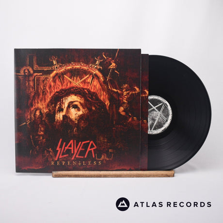 Slayer Repentless LP Vinyl Record - Front Cover & Record