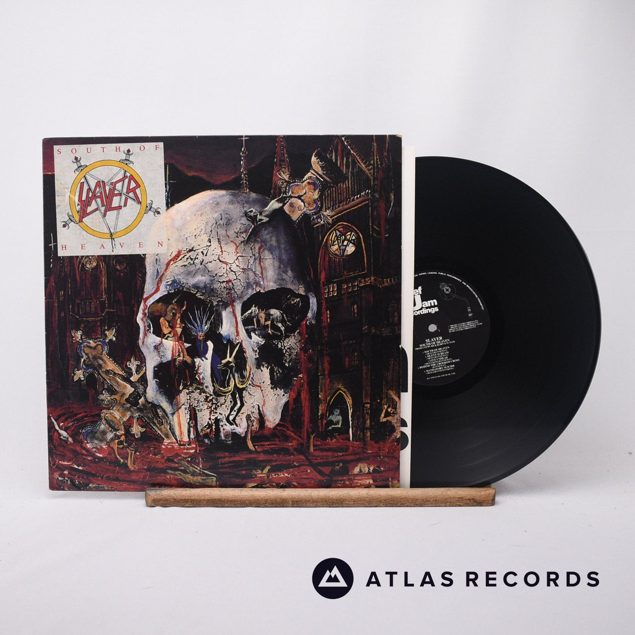Slayer South Of Heaven LP Vinyl Record - Front Cover & Record