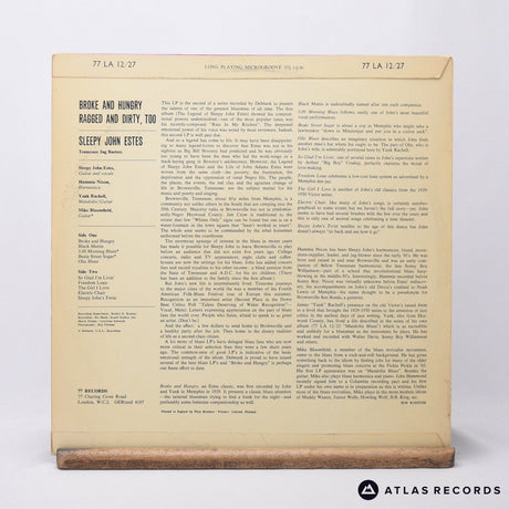 Sleepy John Estes - Broke And Hungry Ragged And Dirty, Too - LP Vinyl Record