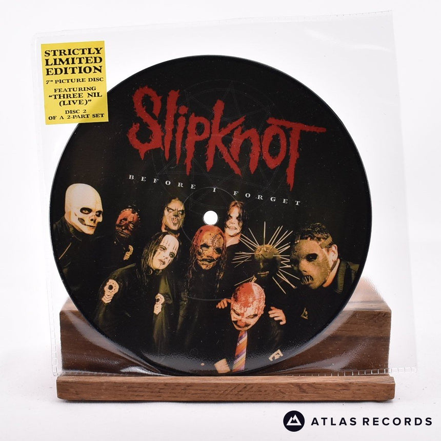 Slipknot Before I Forget 7" Vinyl Record - Front Cover & Record