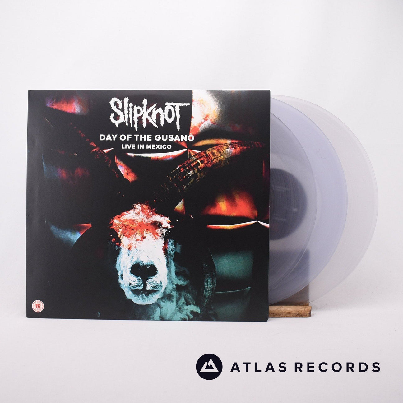 Slipknot Day Of The Gusano 3 x LP + DVD Vinyl Record - Front Cover & Record