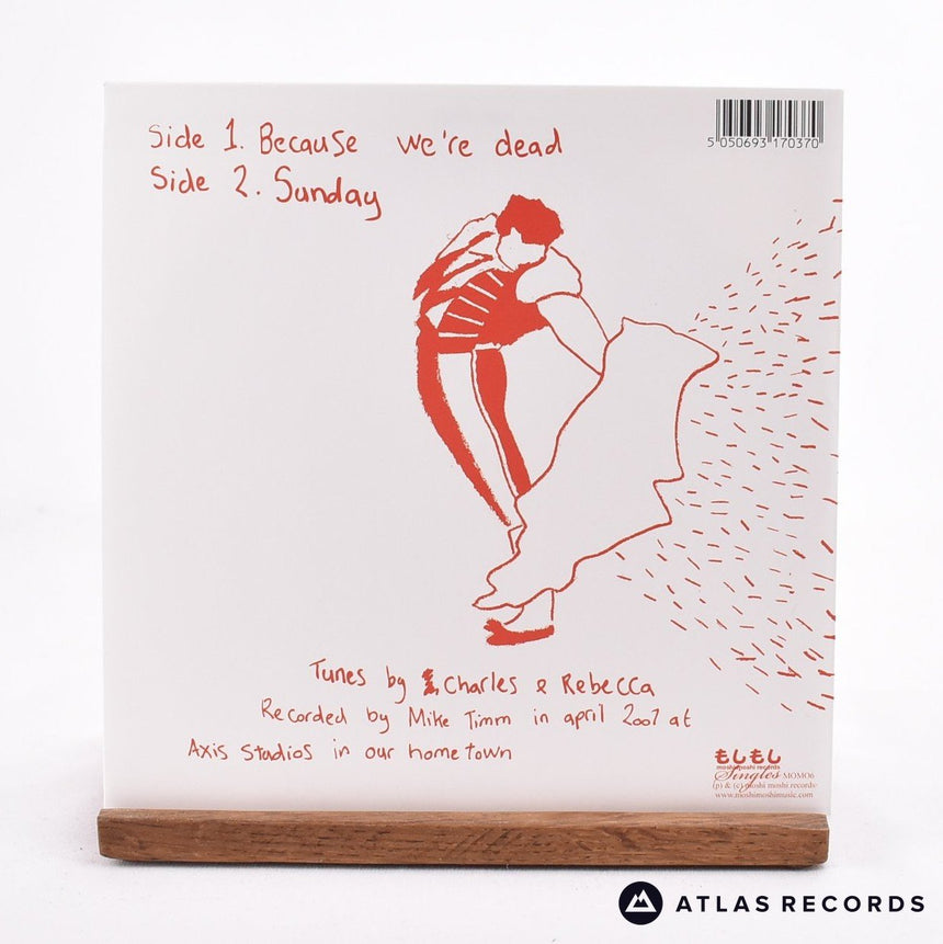 Slow Club - Because We're Dead - Limited Edition 7" Vinyl Record - NM/NM