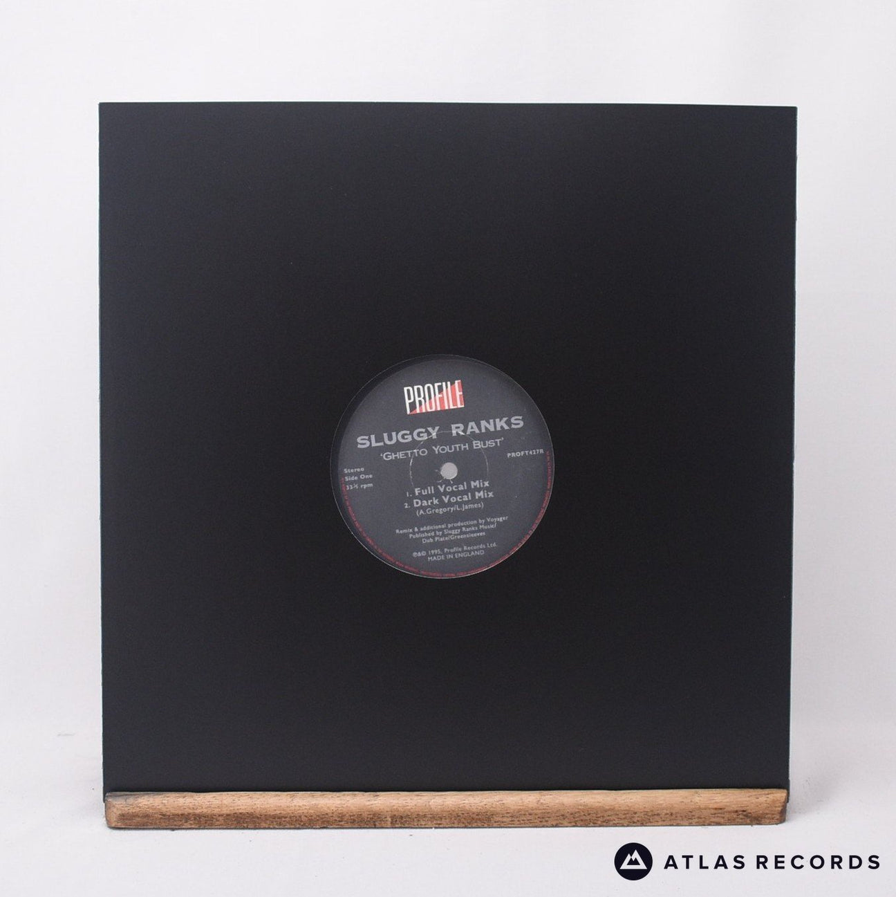 Sluggy Ranks Ghetto Youth Bust 12" Vinyl Record - In Sleeve