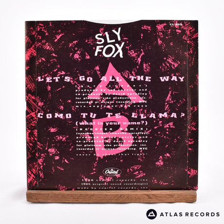 Sly Fox - Let's Go All The Way - 7" Vinyl Record - EX/EX