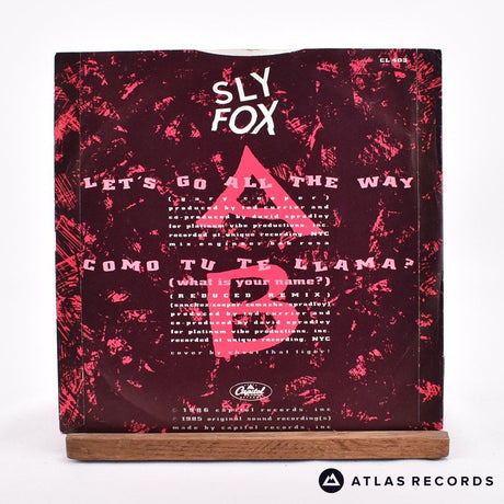 Sly Fox - Let's Go All The Way - 7" Vinyl Record - EX/EX