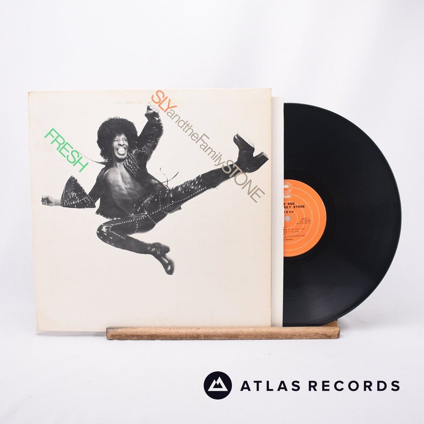 Sly & The Family Stone Fresh LP Vinyl Record - Front Cover & Record