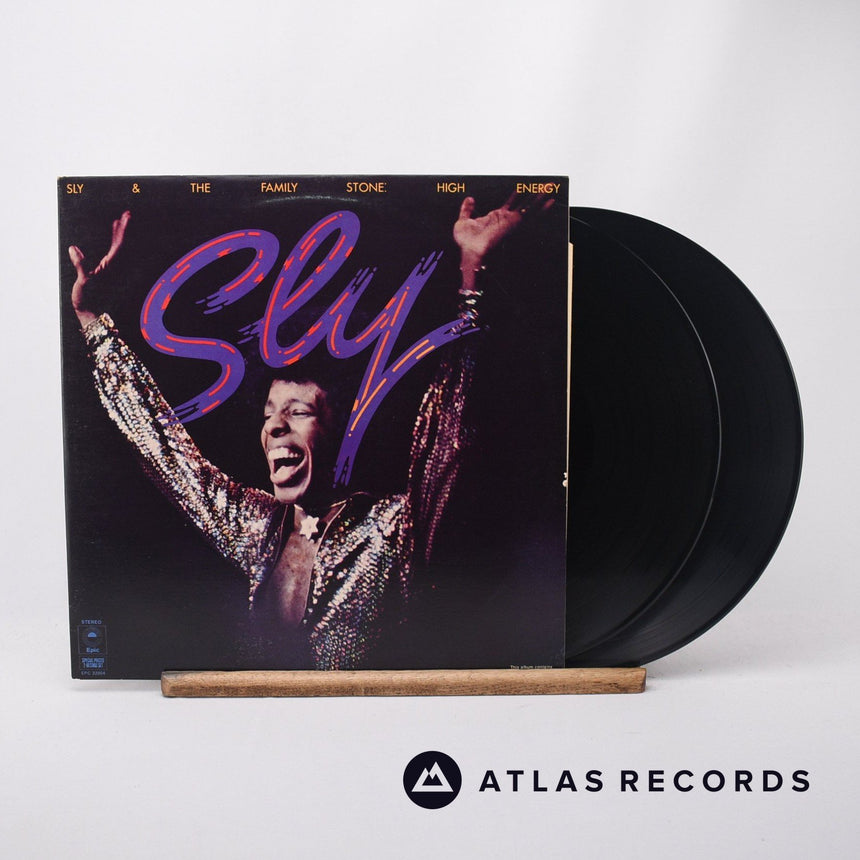 Sly & The Family Stone High Energy 2 x LP Vinyl Record - Front Cover & Record