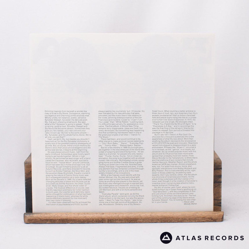 Sly & The Family Stone - Small Talk - Booklet LP Vinyl Record - EX/EX