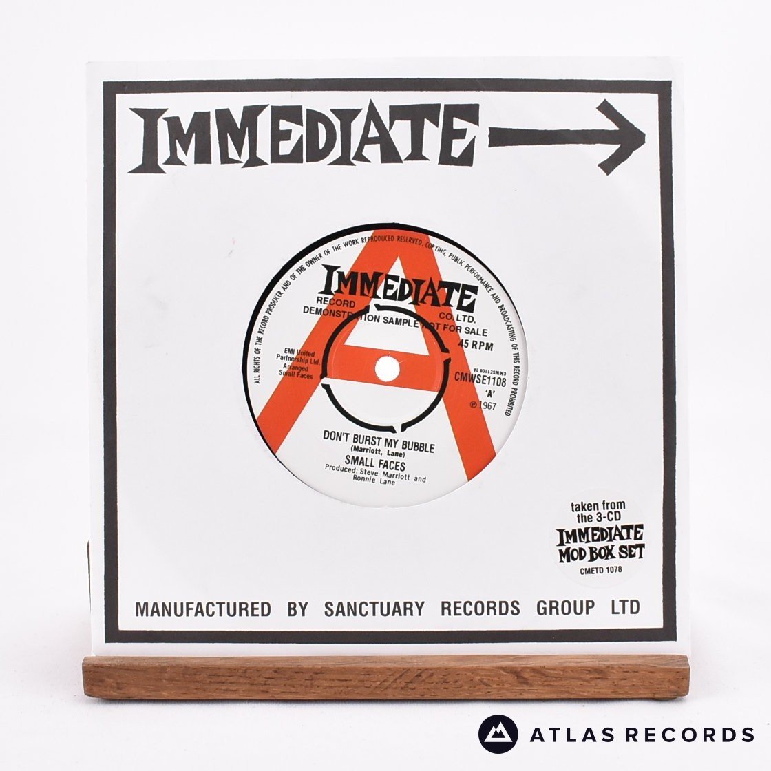 Small Faces Don't Burst My Bubble 7" Vinyl Record - In Sleeve