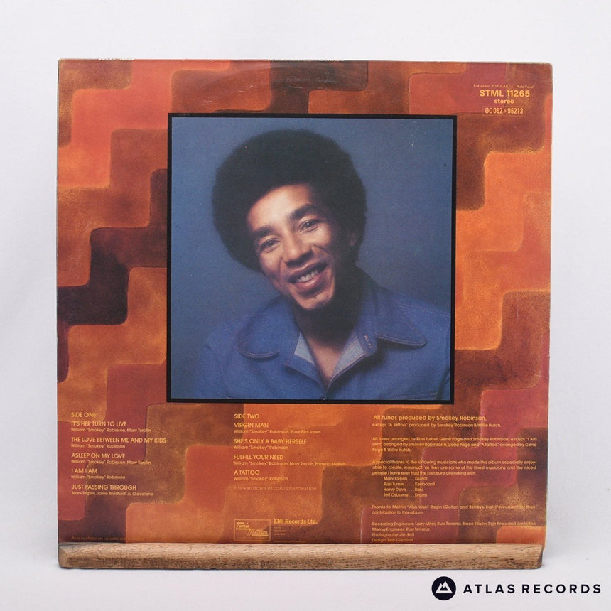 Smokey Robinson - Pure Smokey - LP Vinyl Record - VG+/EX