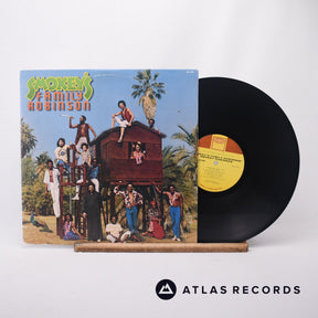 Smokey Robinson Smokey's Family Robinson LP Vinyl Record - Front Cover & Record