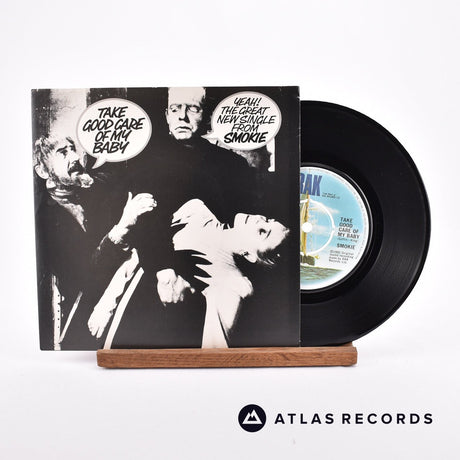 Smokie Take Good Care Of My Baby 7" Vinyl Record - Front Cover & Record