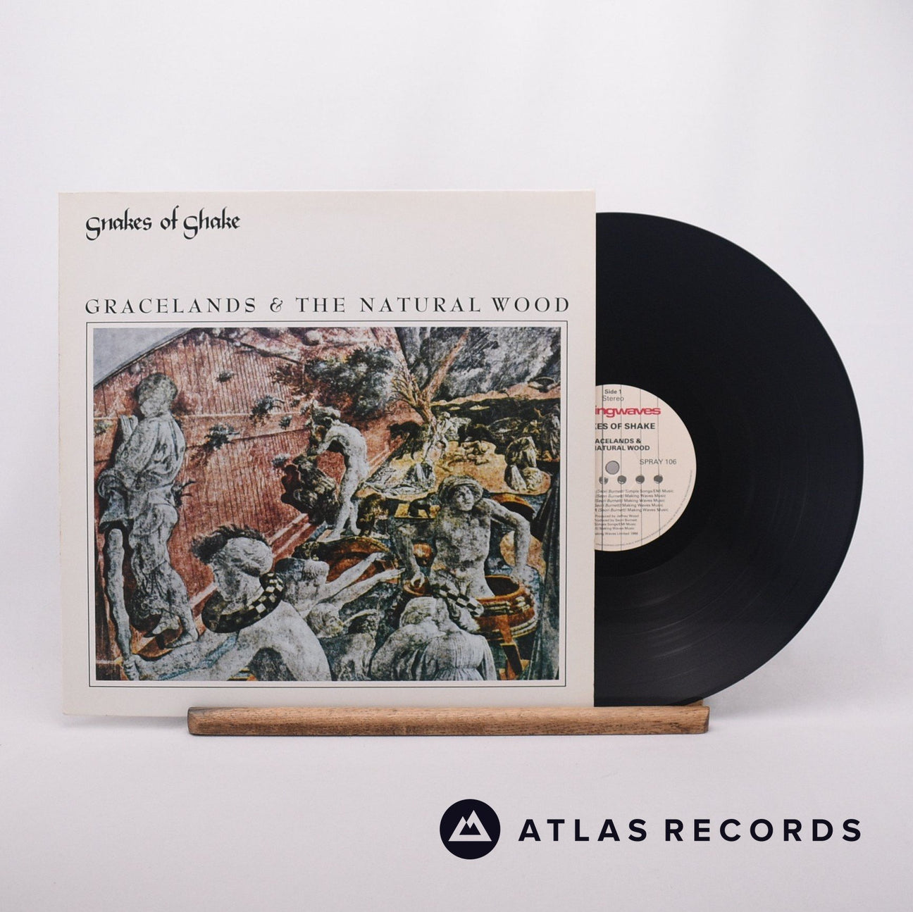 Snakes Of Shake Gracelands & The Natural Wood LP Vinyl Record - Front Cover & Record