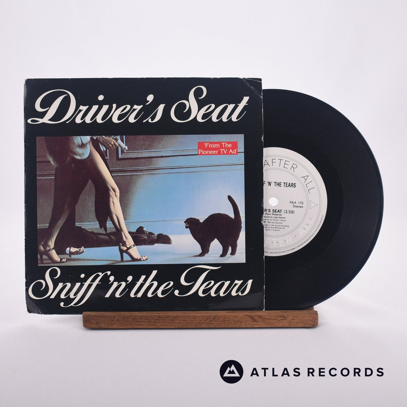 Sniff 'n' The Tears Driver's Seat 7" Vinyl Record - Front Cover & Record