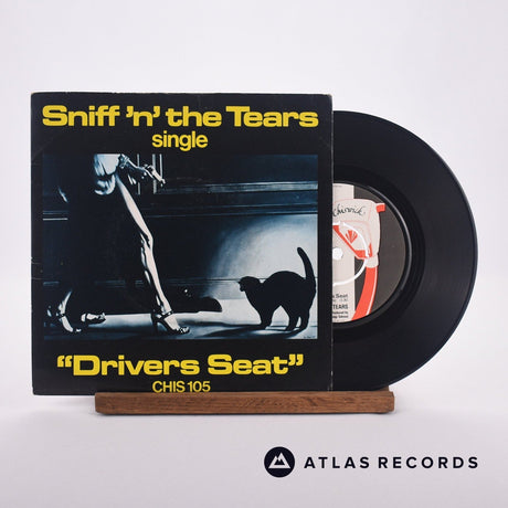 Sniff 'n' the Tears Driver's Seat 7" Vinyl Record - Front Cover & Record