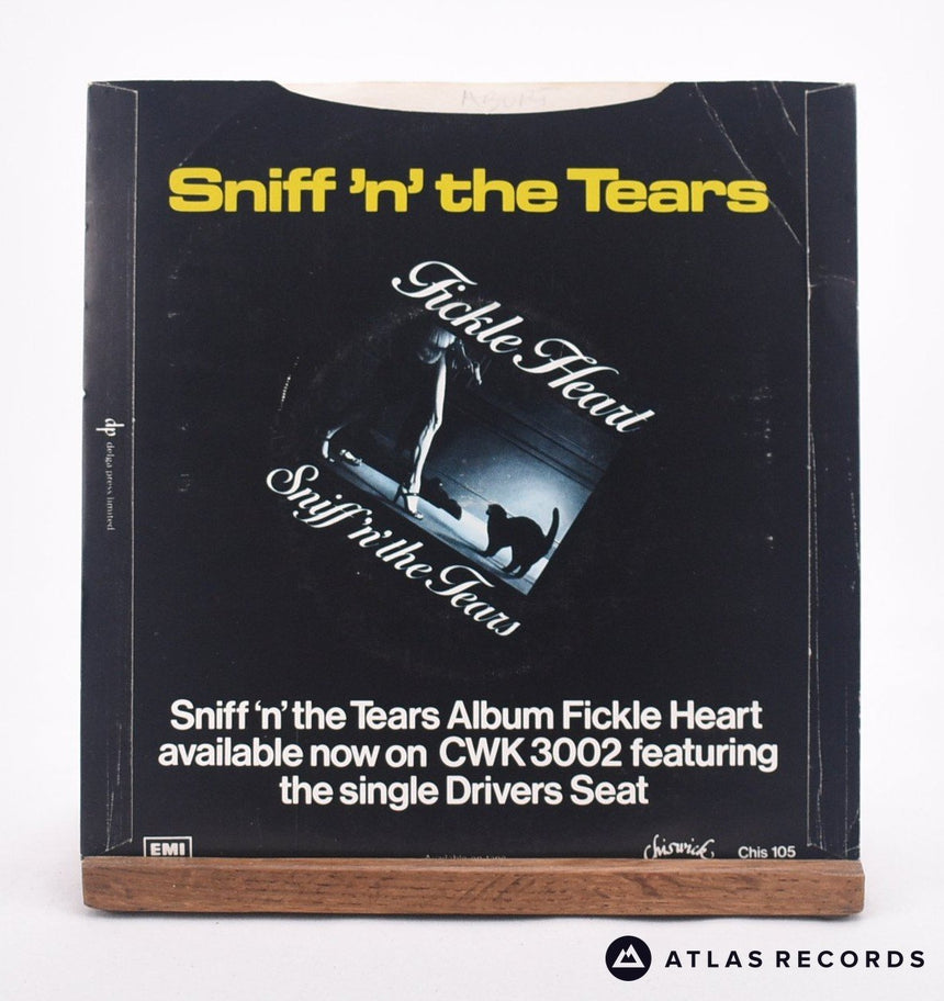 Sniff 'n' the Tears - Driver's Seat - 7" Vinyl Record - VG+/EX