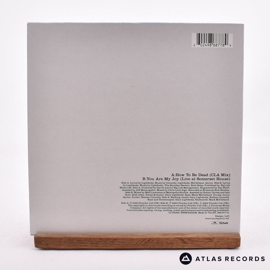 Snow Patrol - How To Be Dead - 7" Vinyl Record - NM/NM