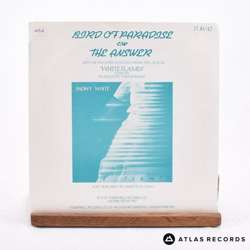 Snowy White - Bird Of Paradise - 7" Vinyl Record - EX/EX