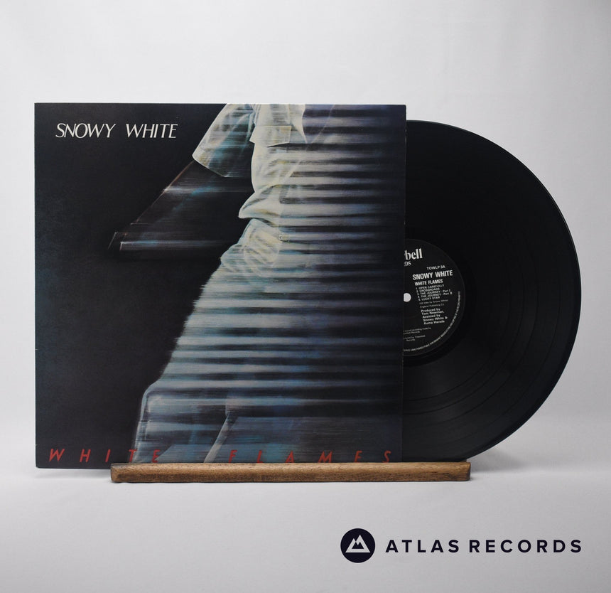 Snowy White White Flames LP Vinyl Record - Front Cover & Record