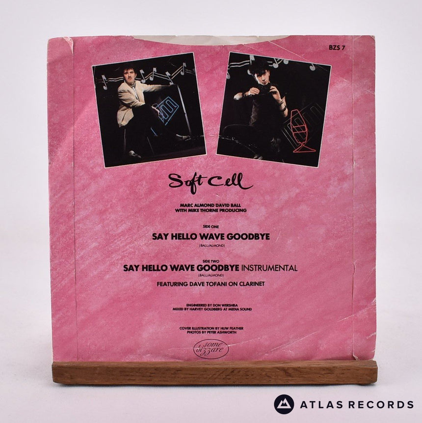 Soft Cell - Say Hello, Wave Goodbye - 7" Vinyl Record - VG+/EX