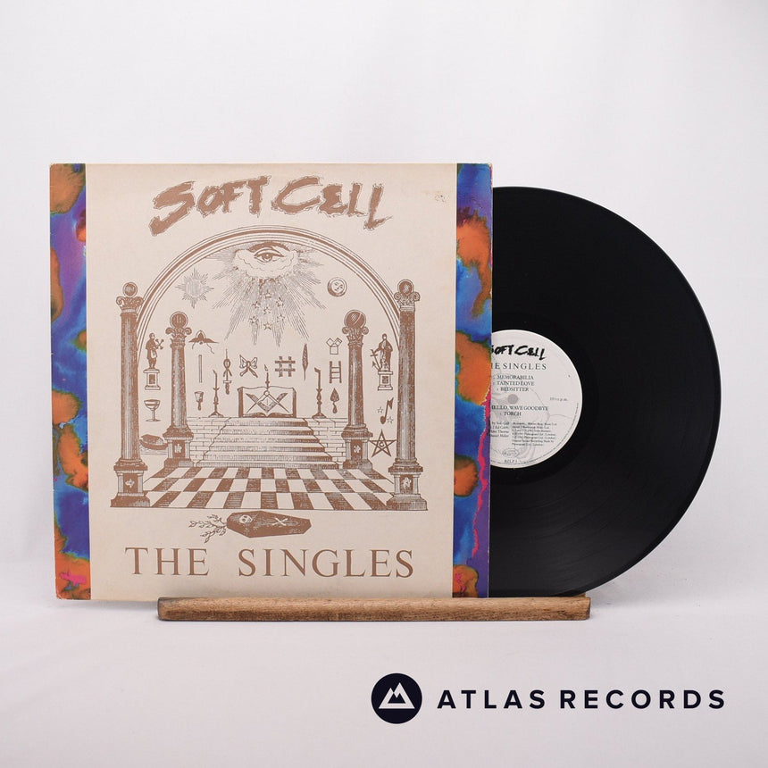 Soft Cell The Singles LP Vinyl Record - Front Cover & Record