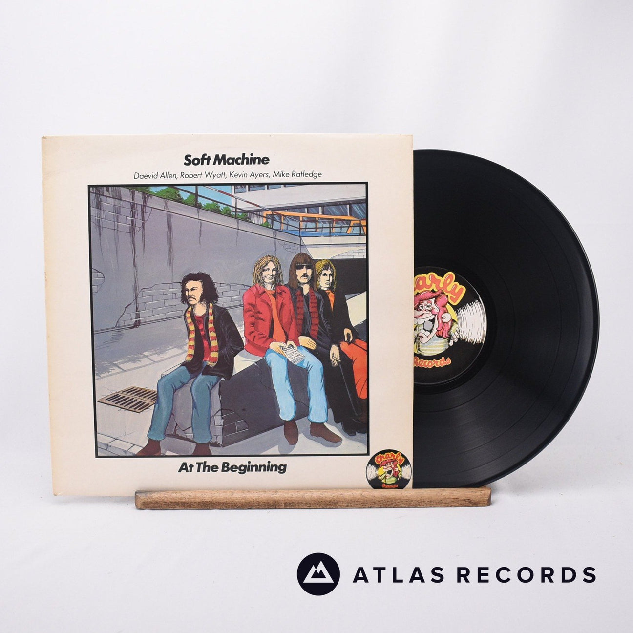 Soft Machine At The Beginning LP Vinyl Record - Front Cover & Record