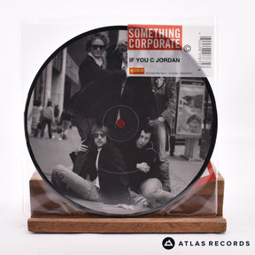 Something Corporate If You C Jordan 7" Vinyl Record - Front Cover & Record