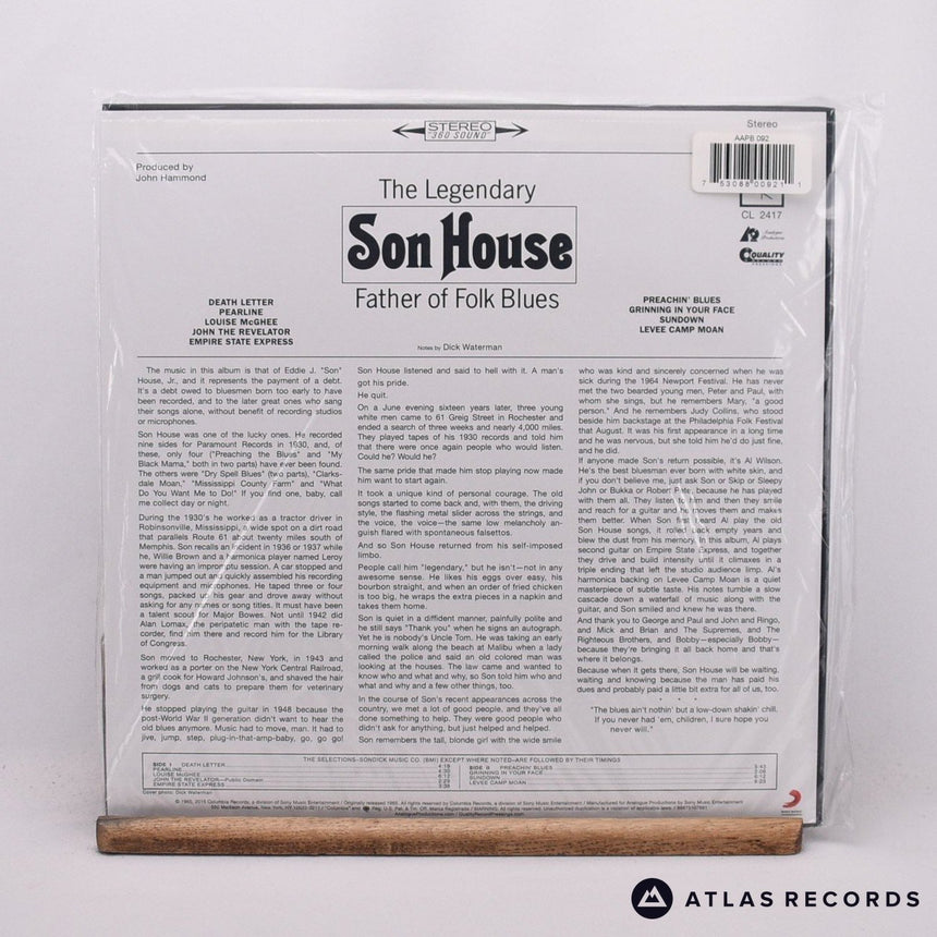 Son House - Father Of Folk Blues - 200G Limited Edition LP Vinyl Record - NEW