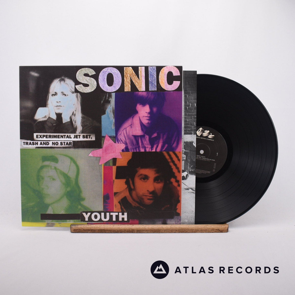 Sonic Youth Experimental Jet Set, Trash And No Star LP Vinyl Record - Front Cover & Record