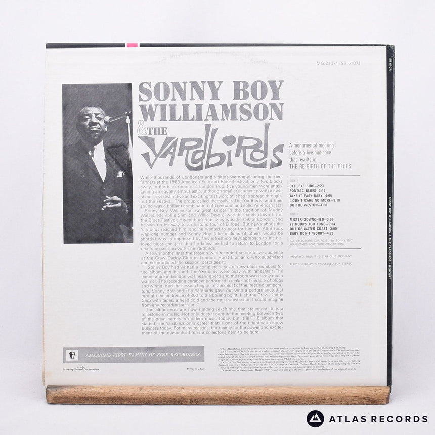 Sonny Boy Williamson - Sonny Boy Williamson & The Yardbirds - LP Vinyl Record